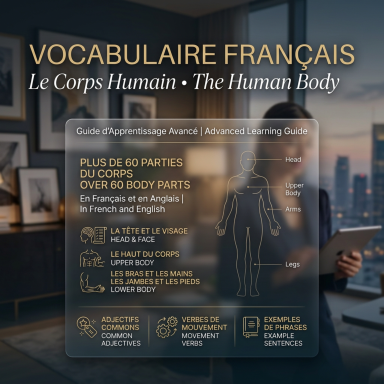 The body parts in French