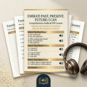 Emirati Arabic "CAN" Grammar Masterclass: Listening & Comprehension Training (Audio + PDF Bundle)