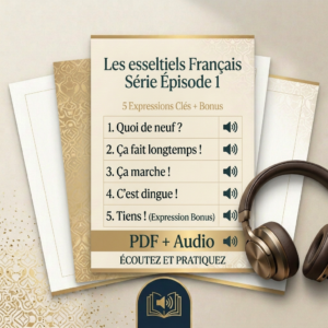 5 Essential Everyday French Expressions: Part 1 – Immersion Worksheets (Audio + PDF Bundle)