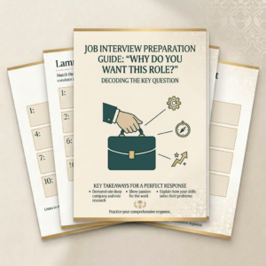 Arabic Interview Mastery: "Why Do You Want to Be a...?" (Digital PDF Guide Emirati & Levantine)