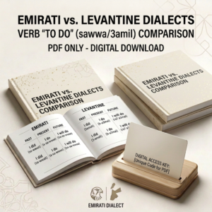Arabic Dialect Masterclass: The Verb "To Do" & "To Make" Levantine vs. Emirati (Digital PDF Guide)
